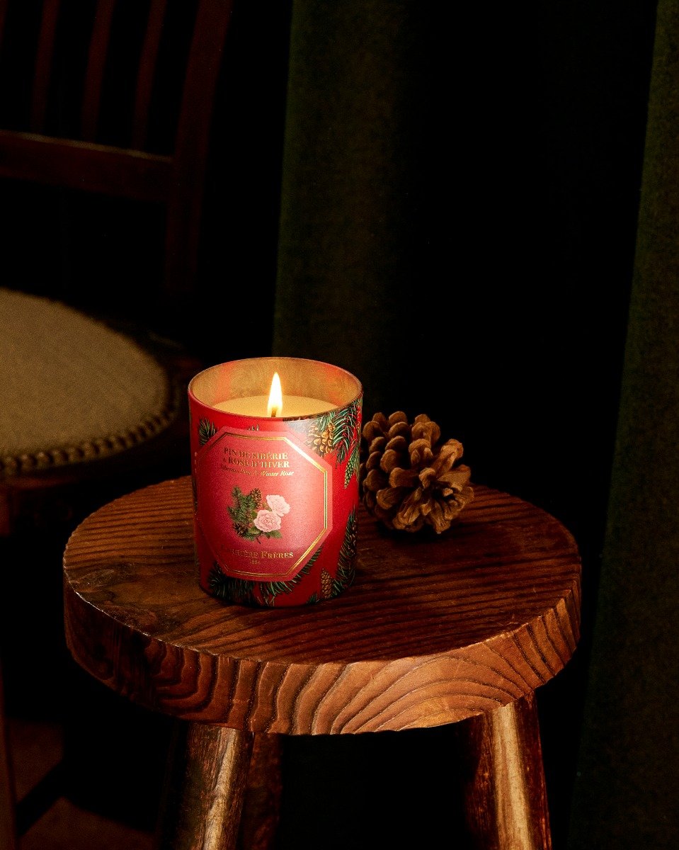 Carriere Freres - Siberian Pine & Winter Rose Candle