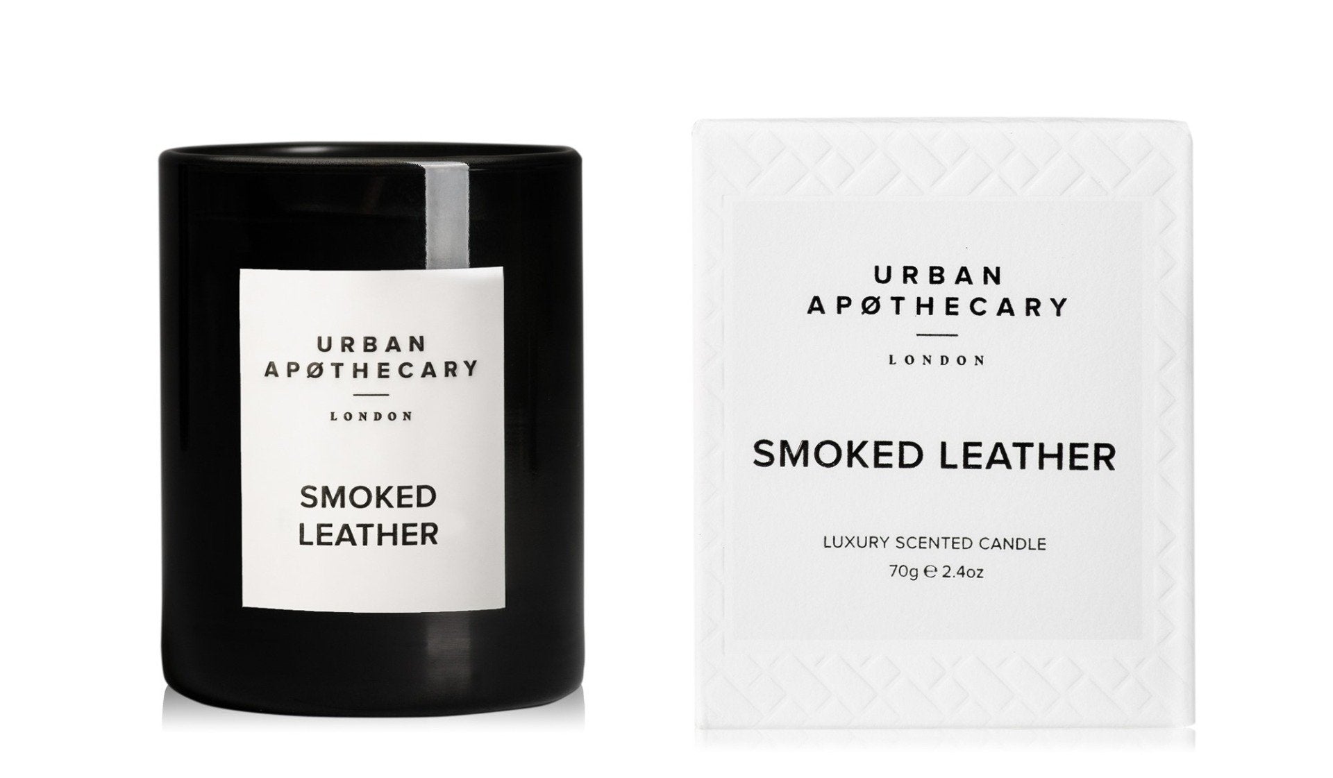 Urban Apothecary - Smoked Leather Mini Candle