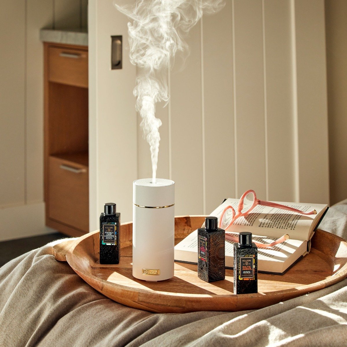 Voluspa - Ultrasonic Fragrance Oil Cordless Diffuser (White)