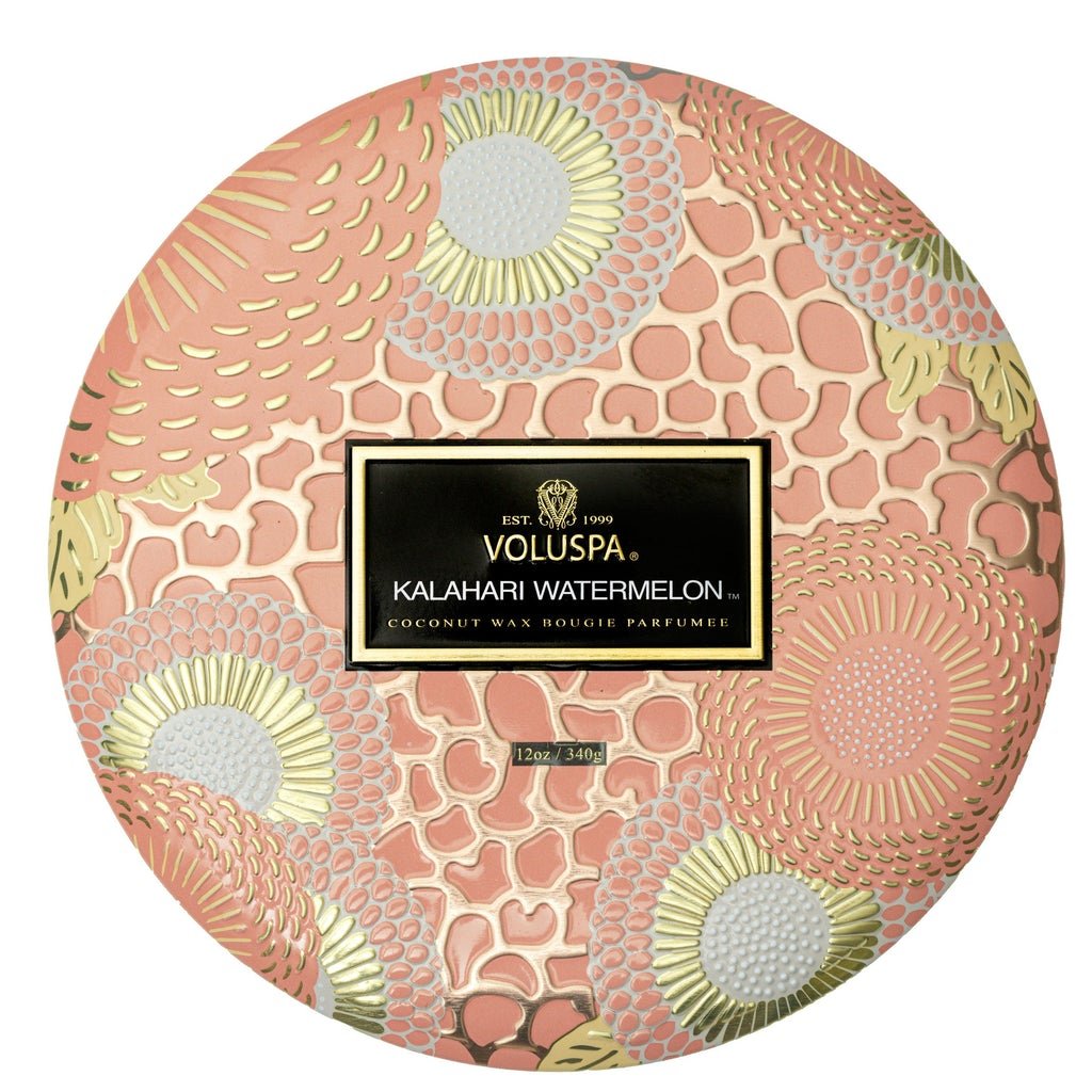 Voluspa - Kalahari Watermelon 3 Wick Tin Candle