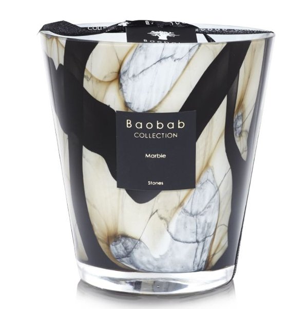 Baobab Stones Marble Max16 Candle at CandleDelirium.com | Candle