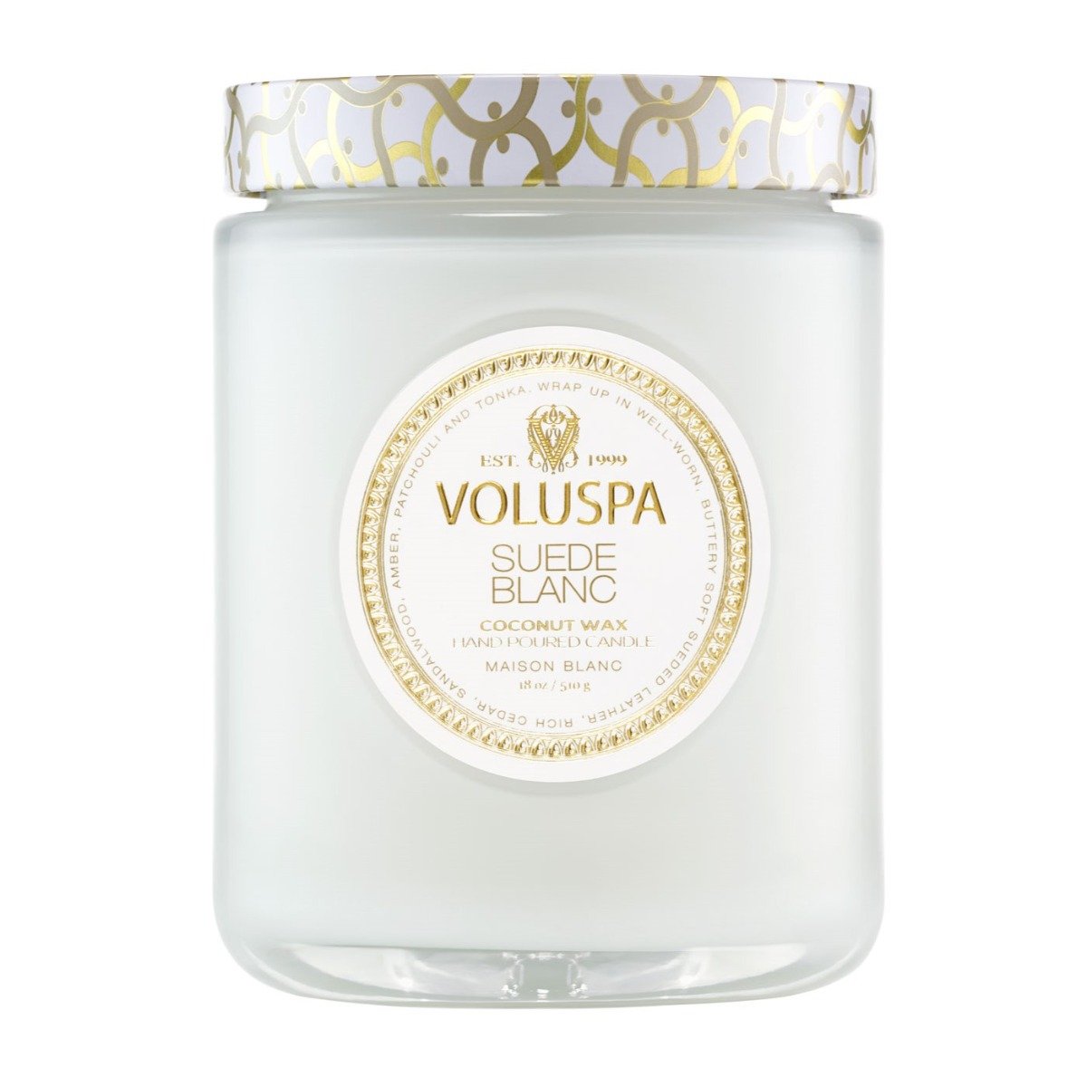 Voluspa - Suede Blanc Large Jar Candle