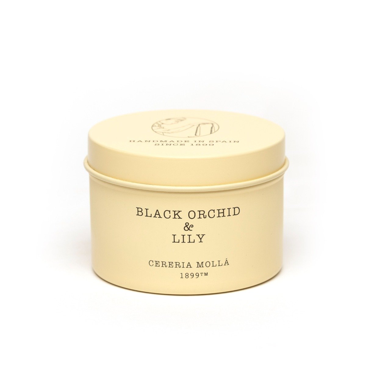 Cereria Molla - Black Orchid & Lily Travel Tin Candle