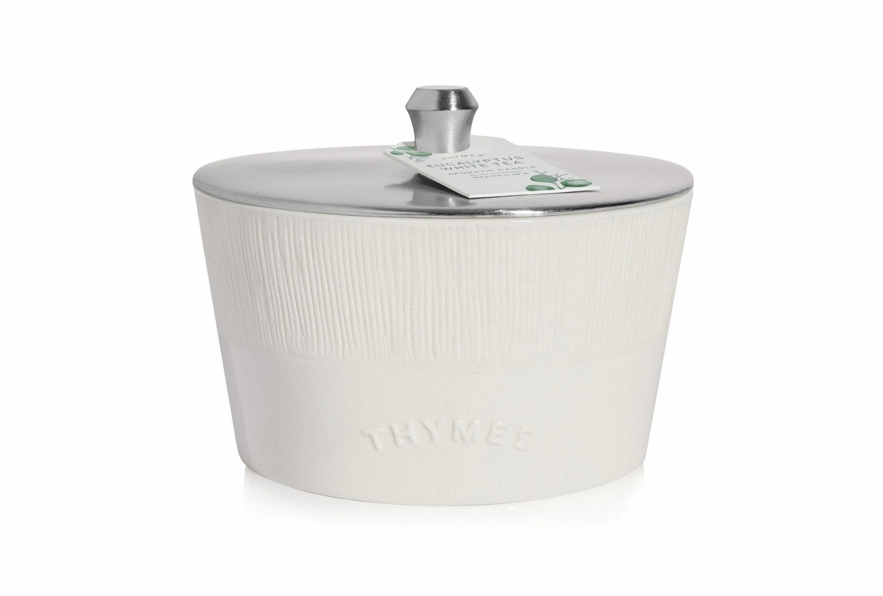 Thymes - Eucalyptus White Tea 3 Wick Statement Candle