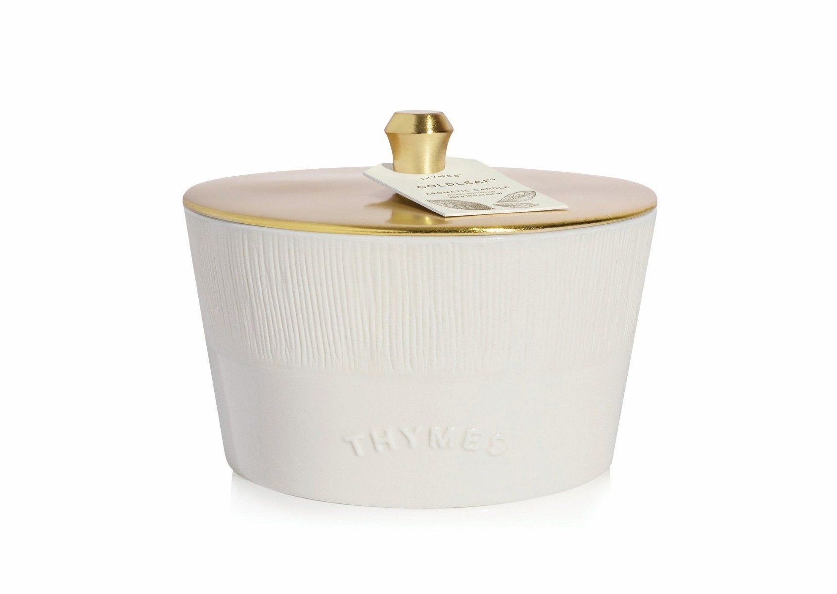 Thymes - Goldleaf 3 Wick Statement Candle