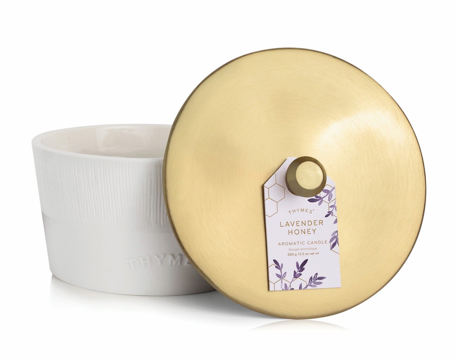 Thymes - Lavender Honey 3 Wick Statement Candle