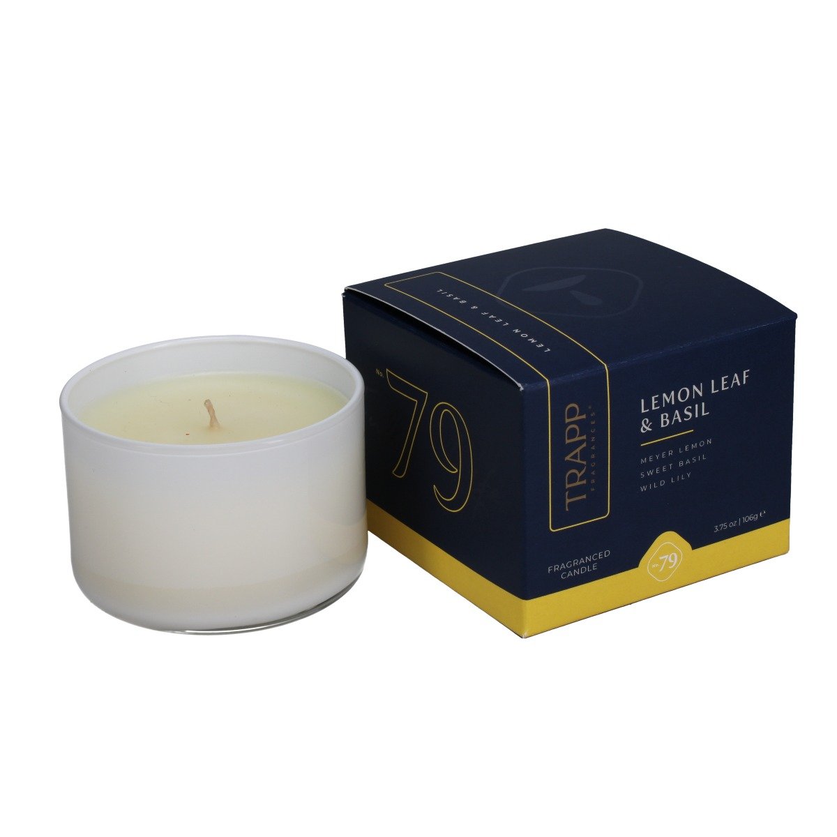 Trapp - Lemon Leaf & Basil #79 Small Candle