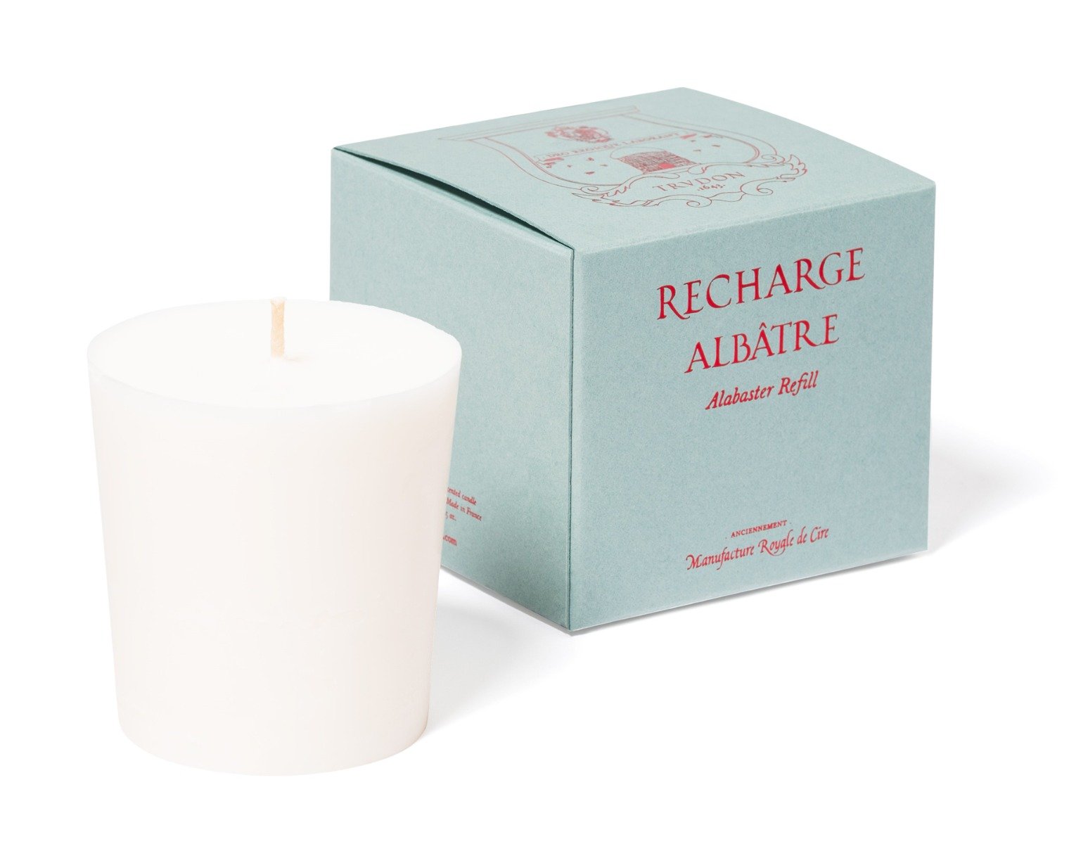 Trudon - Ernesto (Leather & Tobacco) Alabaster Candle Refill