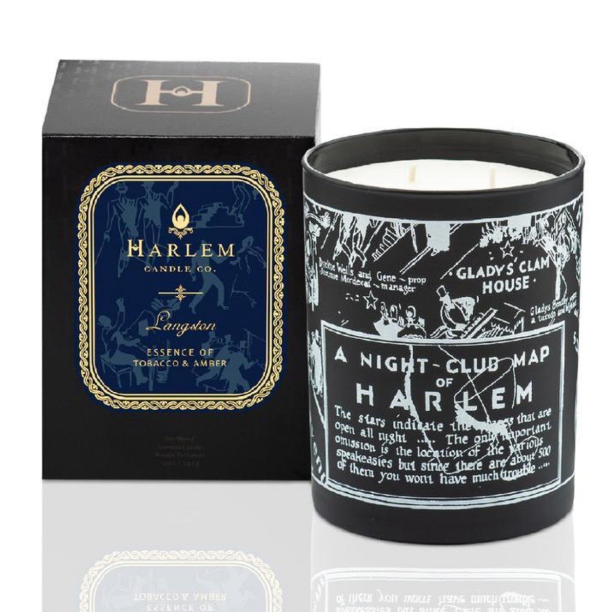 Harlem Candle Company - Langston Nightclub Map Candle