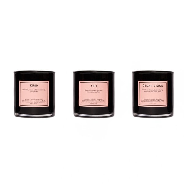 Boy Smells - Kush/Ash/Cedar Stack Candle Votive Set
