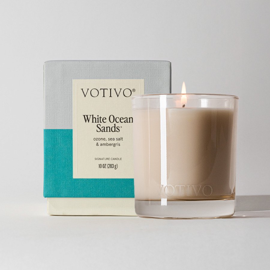 Votivo - White Ocean Sands Signature 10oz Candle