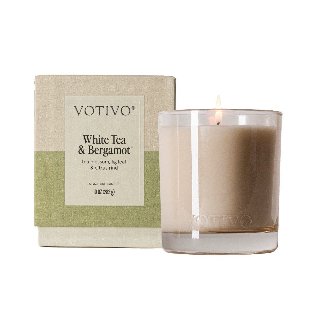 Votivo - White Tea & Bergamot Signature 10oz Candle