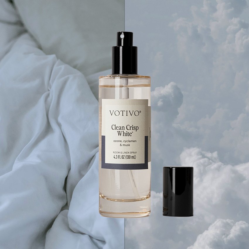 Votivo - Clean Crisp White Room & Linen Spray
