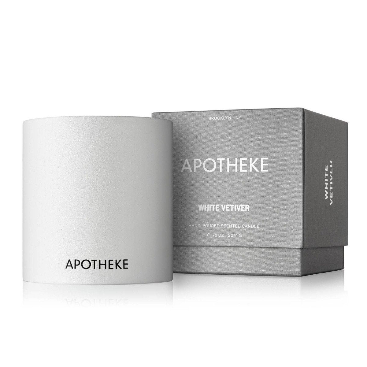 Apotheke - White Vetiver 4 Wick Concrete Candle