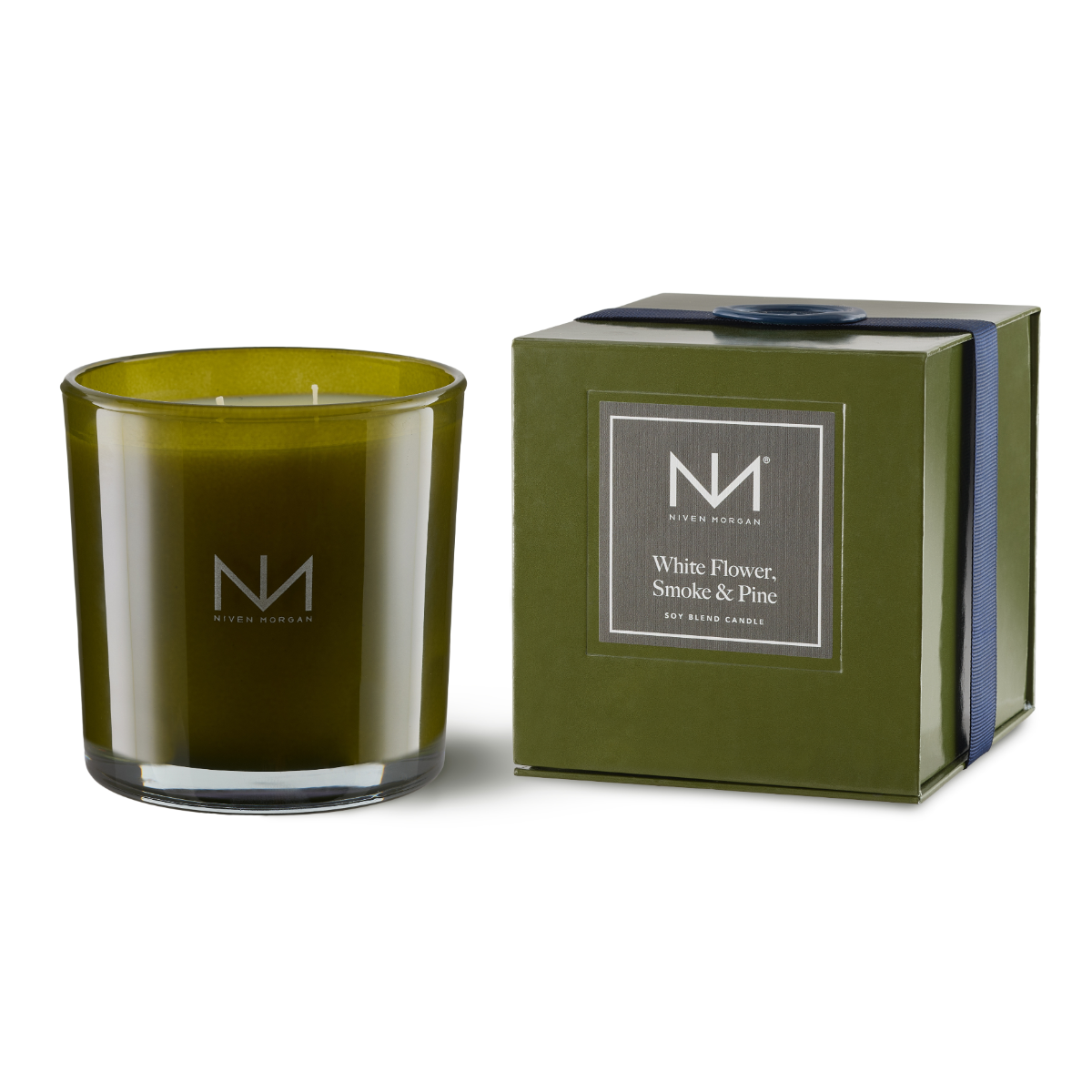 Niven Morgan - White Flower, Smoke & Pine Candle