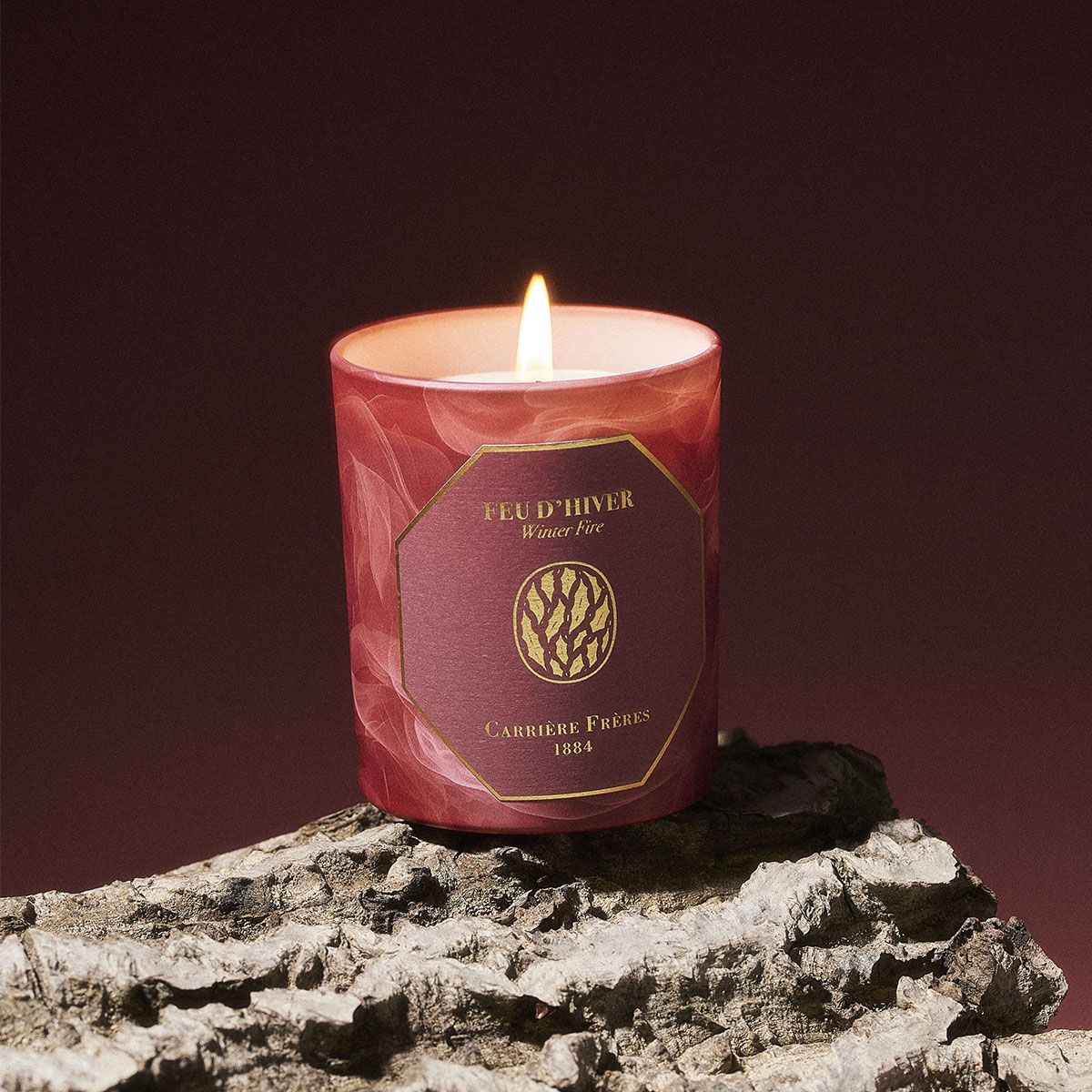 Carriere Freres - Winter Fire Candle