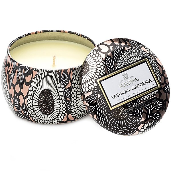 Voluspa - Yashioka Gardenia Travel Tin Candle | Candle Delirium