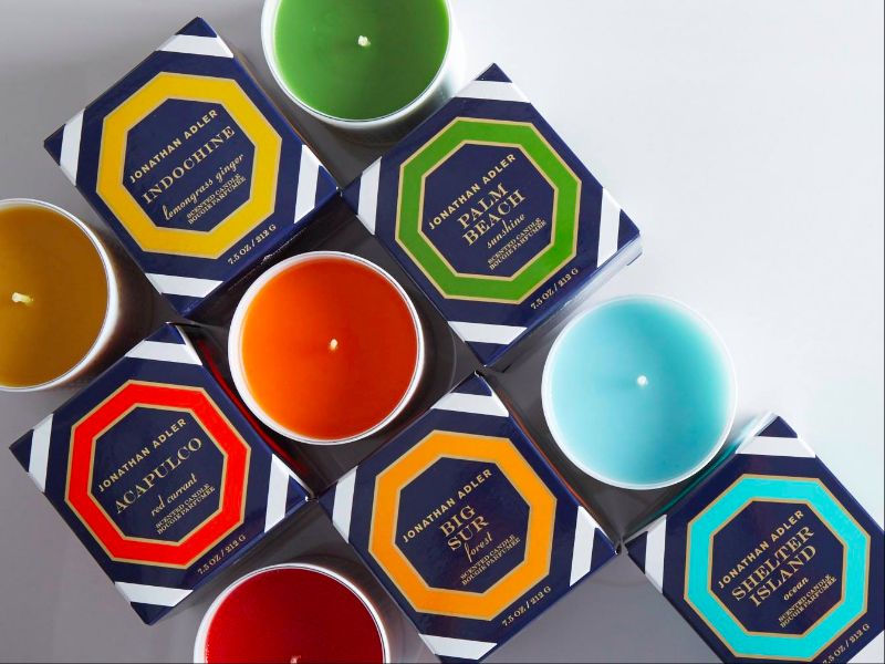 High End Candle Review - Jonathan Adler Peace Studded Candle