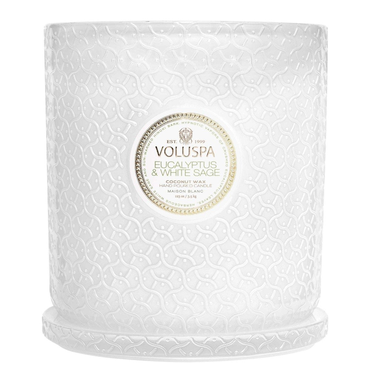 Voluspa - Eucalyptus & White Sage 5 Wick Hearth Candle