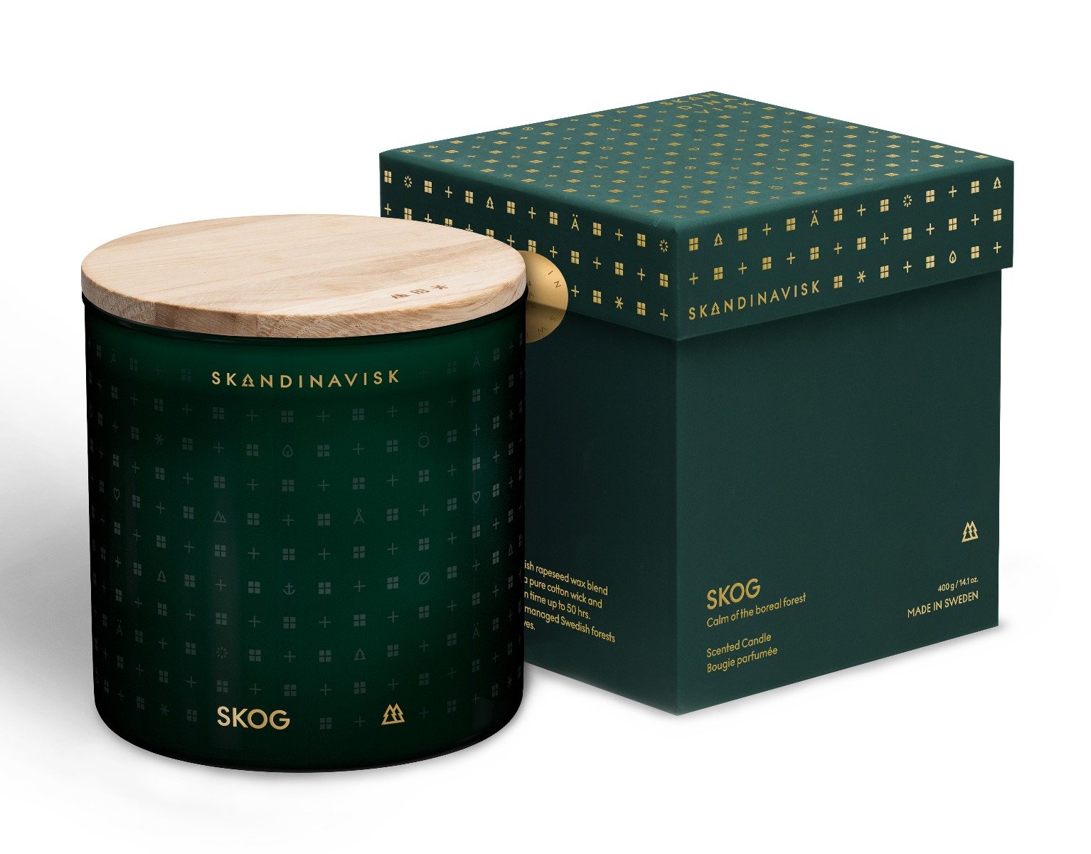 Skandinavisk - SKOG (Forest) 2 Wick Candle 