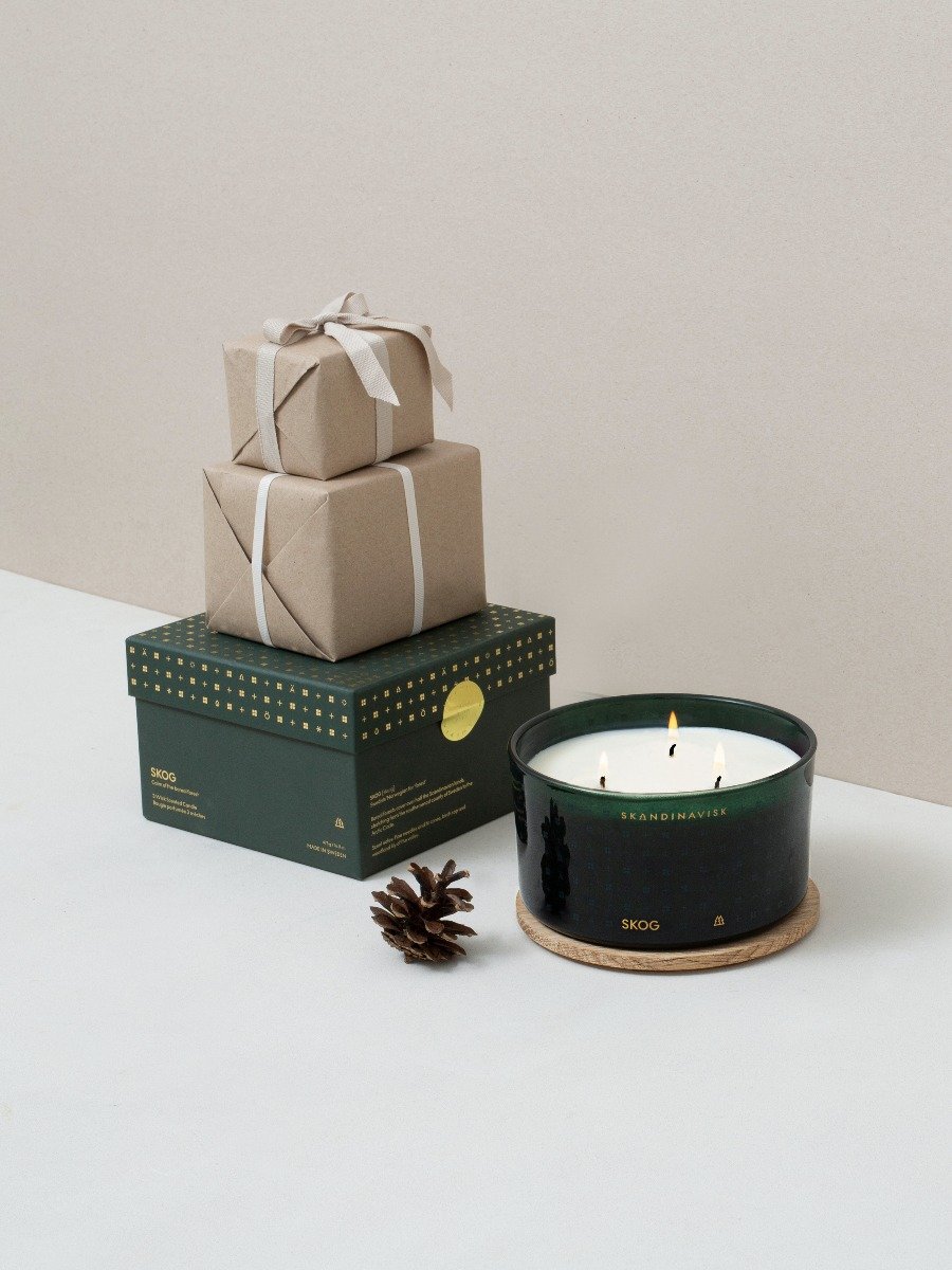Skandinavisk - SKOG (Forest) 3 Wick Candle 