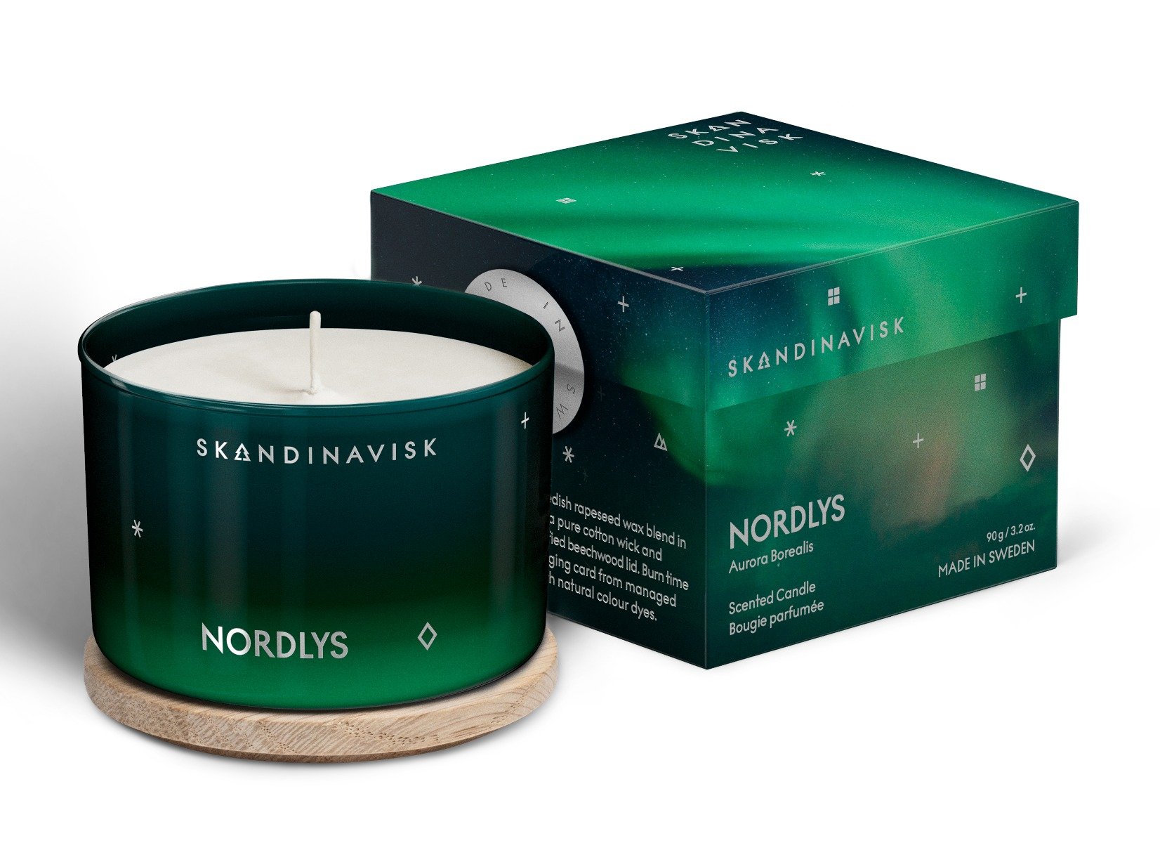 Skandinavisk - NORDLYS (Northern Light) Small Candle 