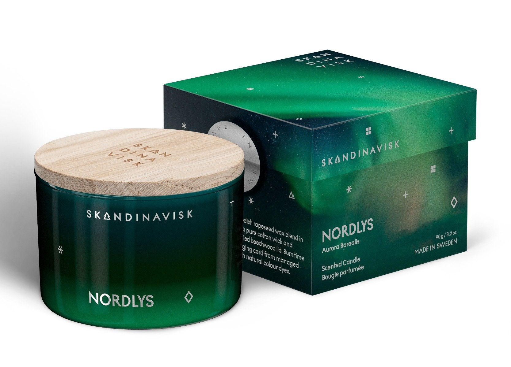 Skandinavisk - NORDLYS (Northern Light) Small Candle 