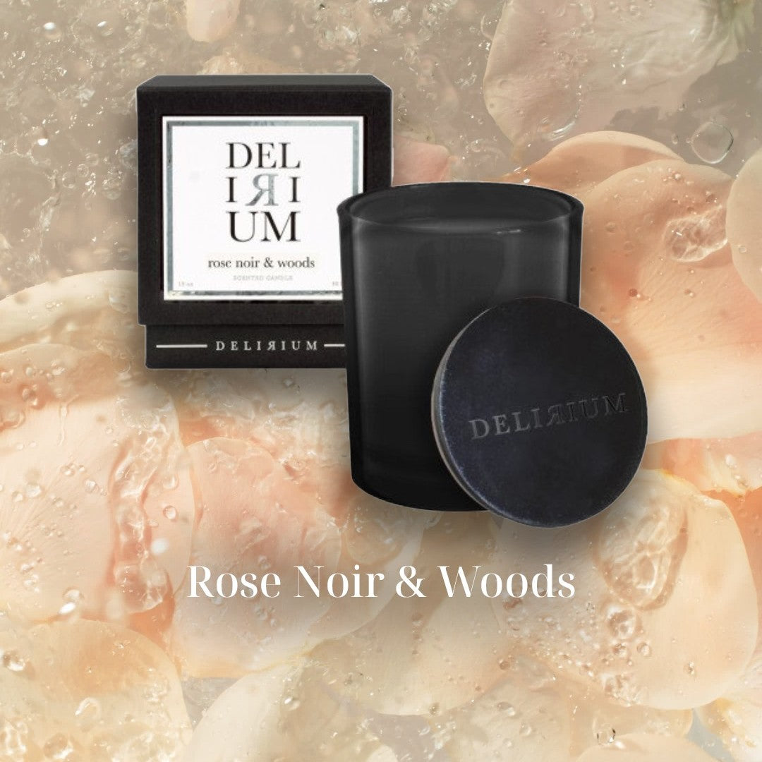 Delirium - Rose Noir & Woods Candle