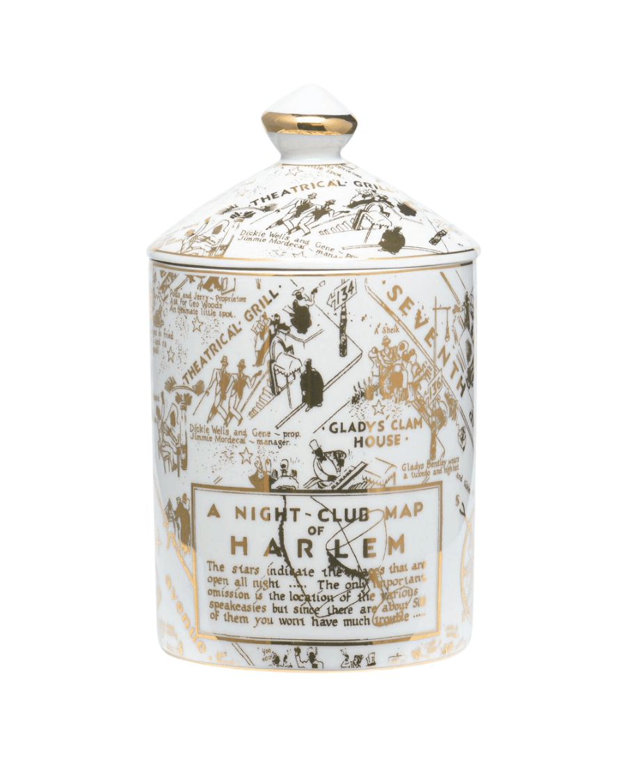 Harlem Candle Company - Speakeasy Harlem Map Ceramic Candle