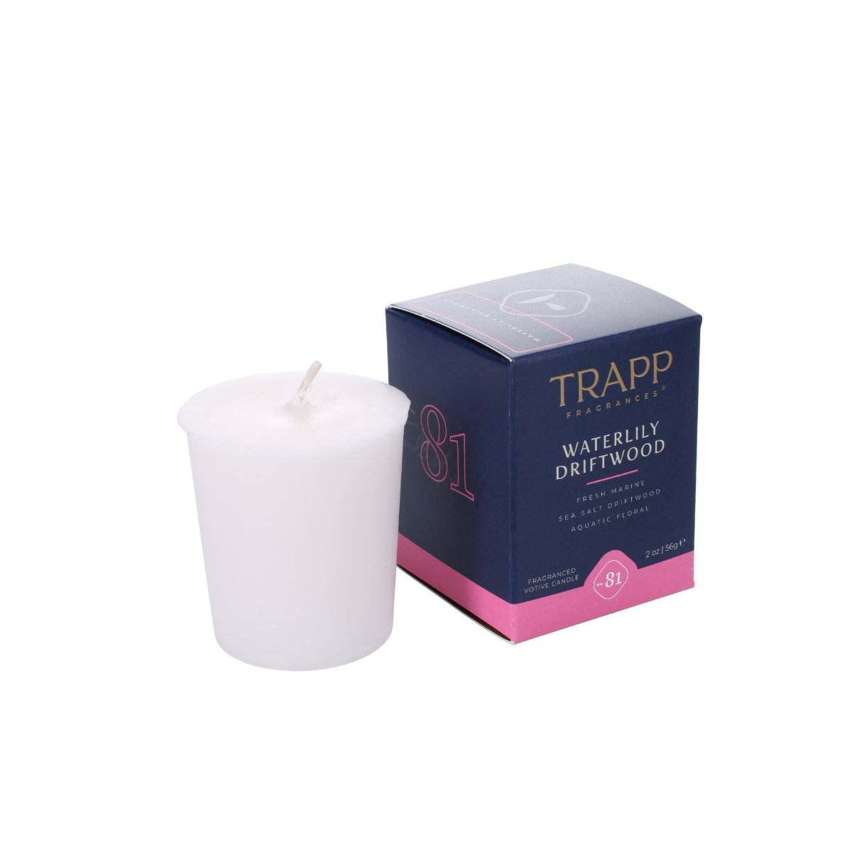 Trapp - Waterlily Driftwood #81 Votive Candle