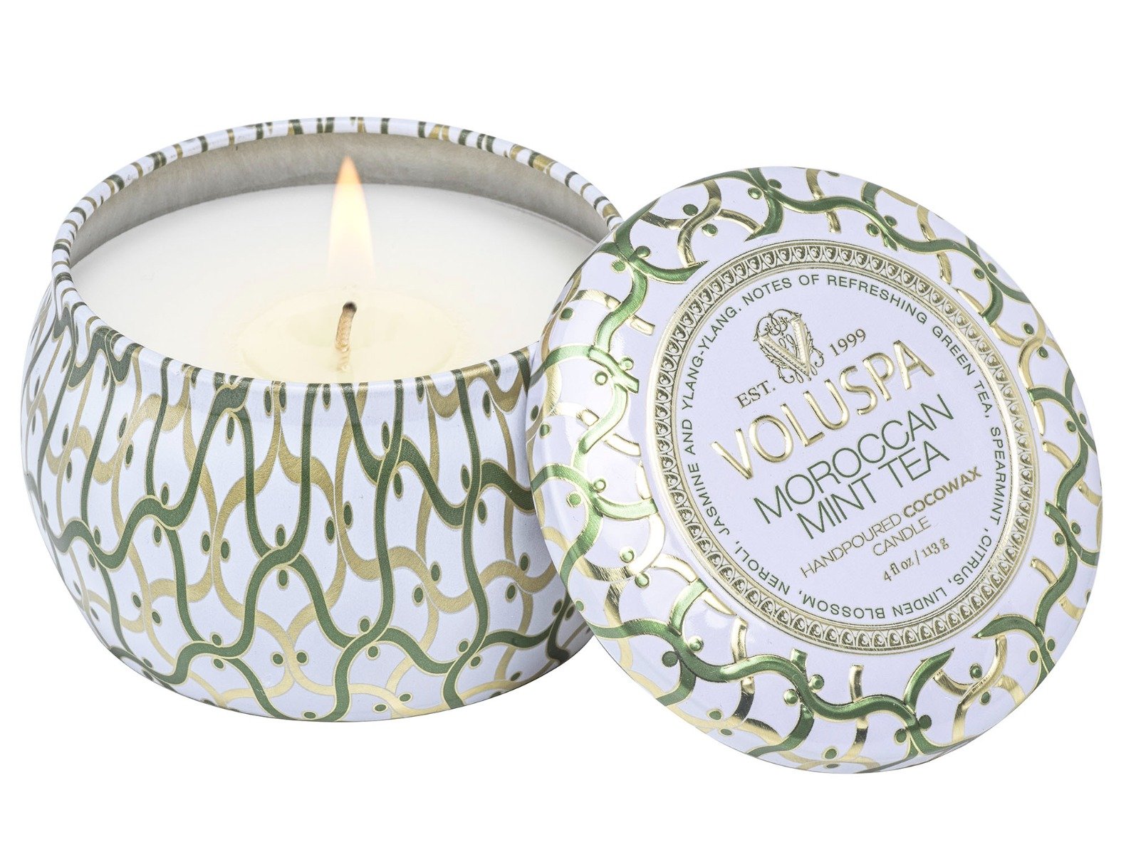 Voluspa - Moroccan Mint Tea Mini Tin Candle