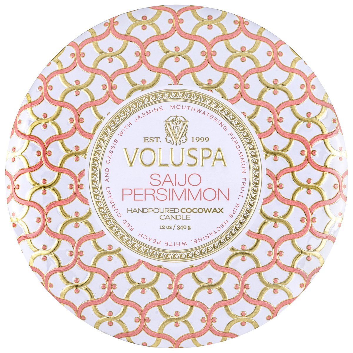 Voluspa - Saijo Persimmon 3 Wick Tin Candle