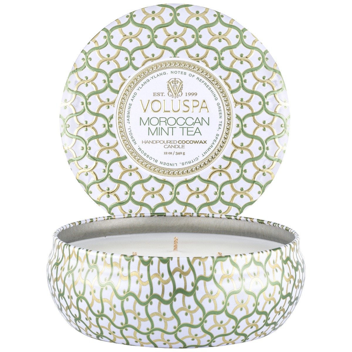 Voluspa - Moroccan Mint Tea 3 Wick Tin Candle