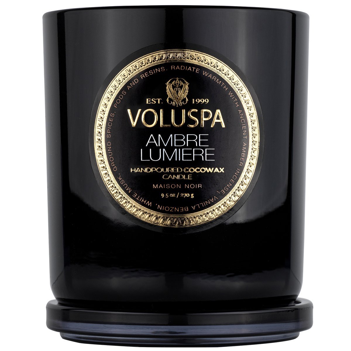 Voluspa - Ambre Lumiere Classic Candle