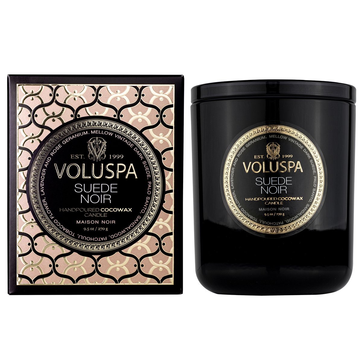Voluspa - Suede Noir Candle