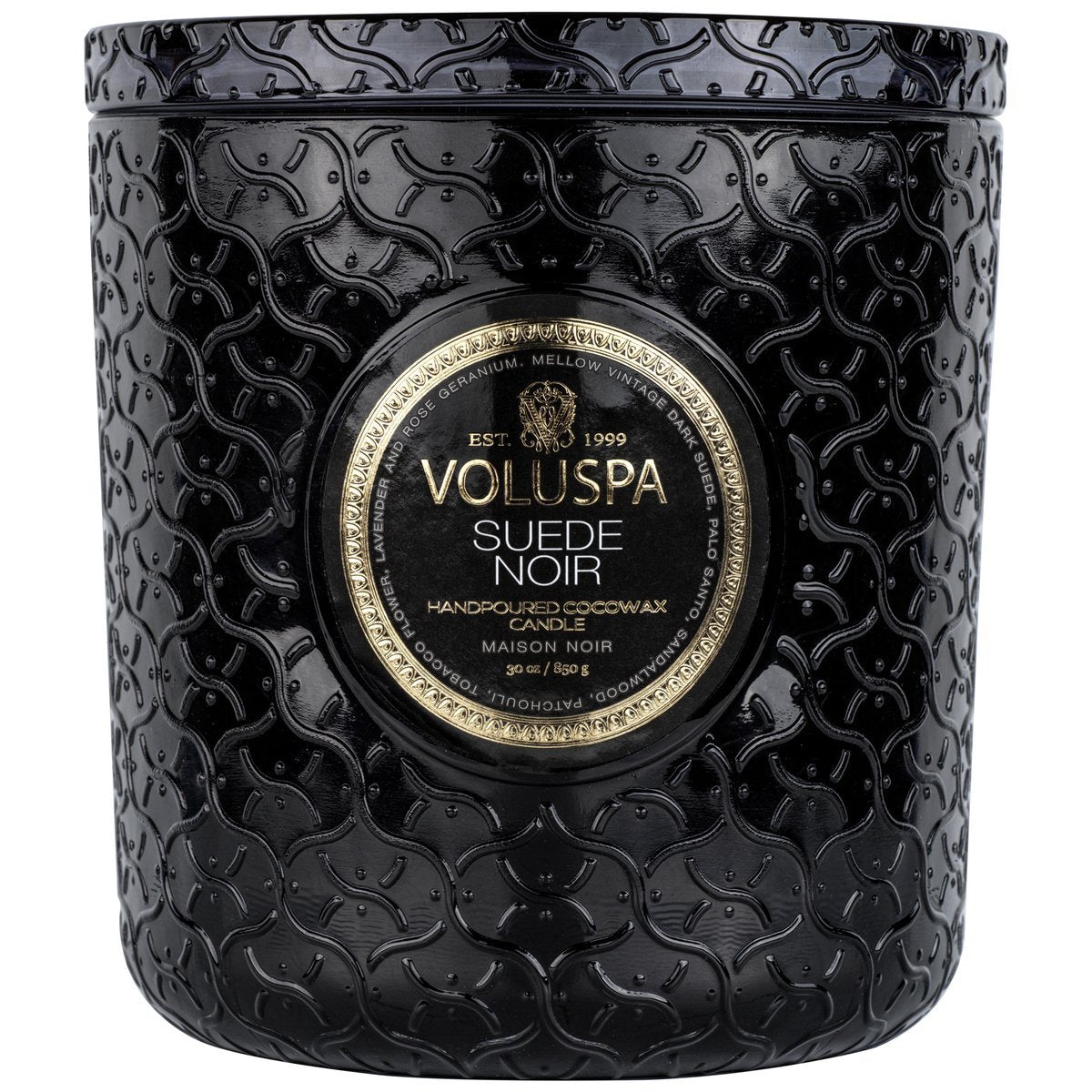 Voluspa - Suede Noir Luxe Candle