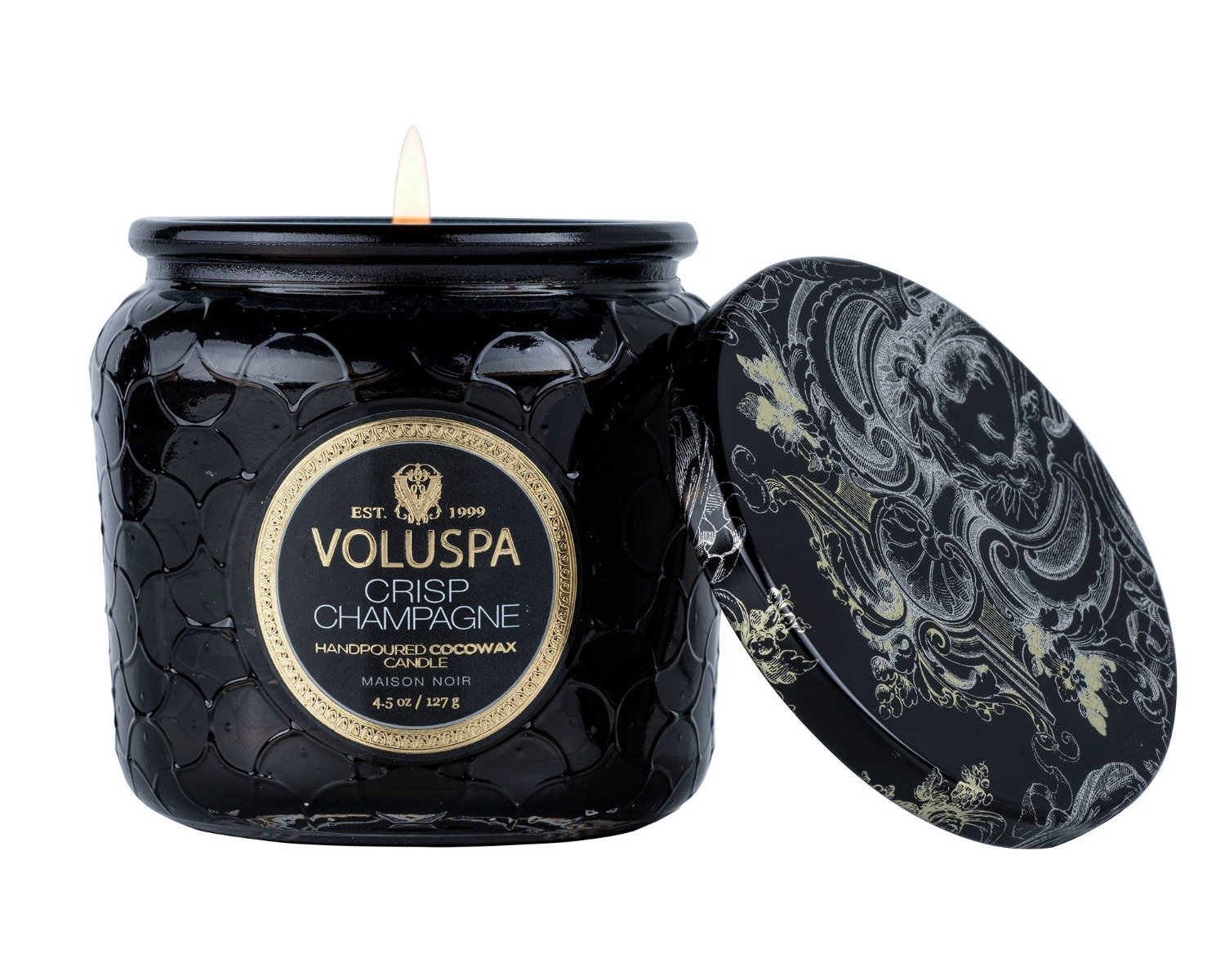Voluspa Crisp Champagne Petite Jar Candle - Thumbnail 3