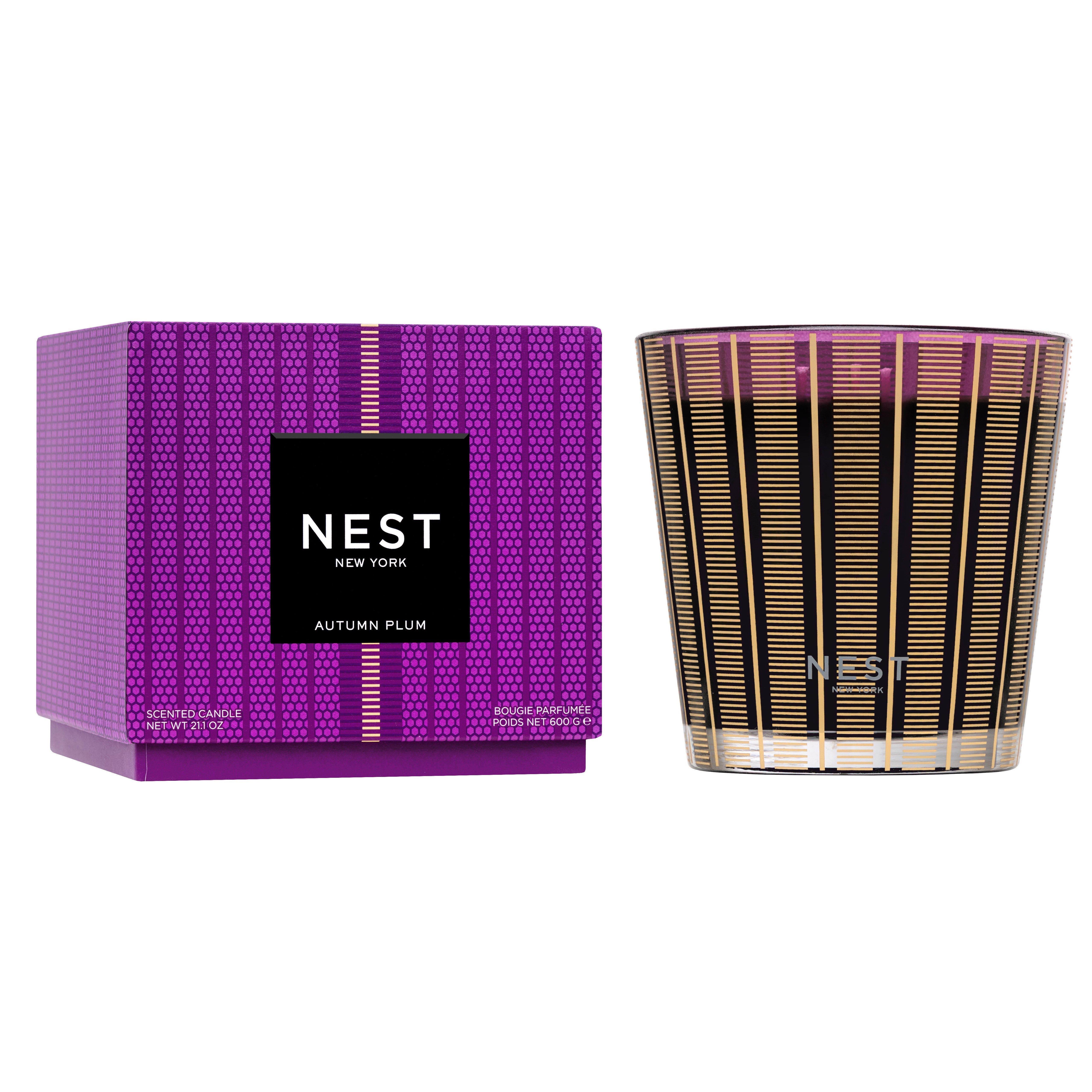 Nest - Autumn Plum 3 Wick Candle