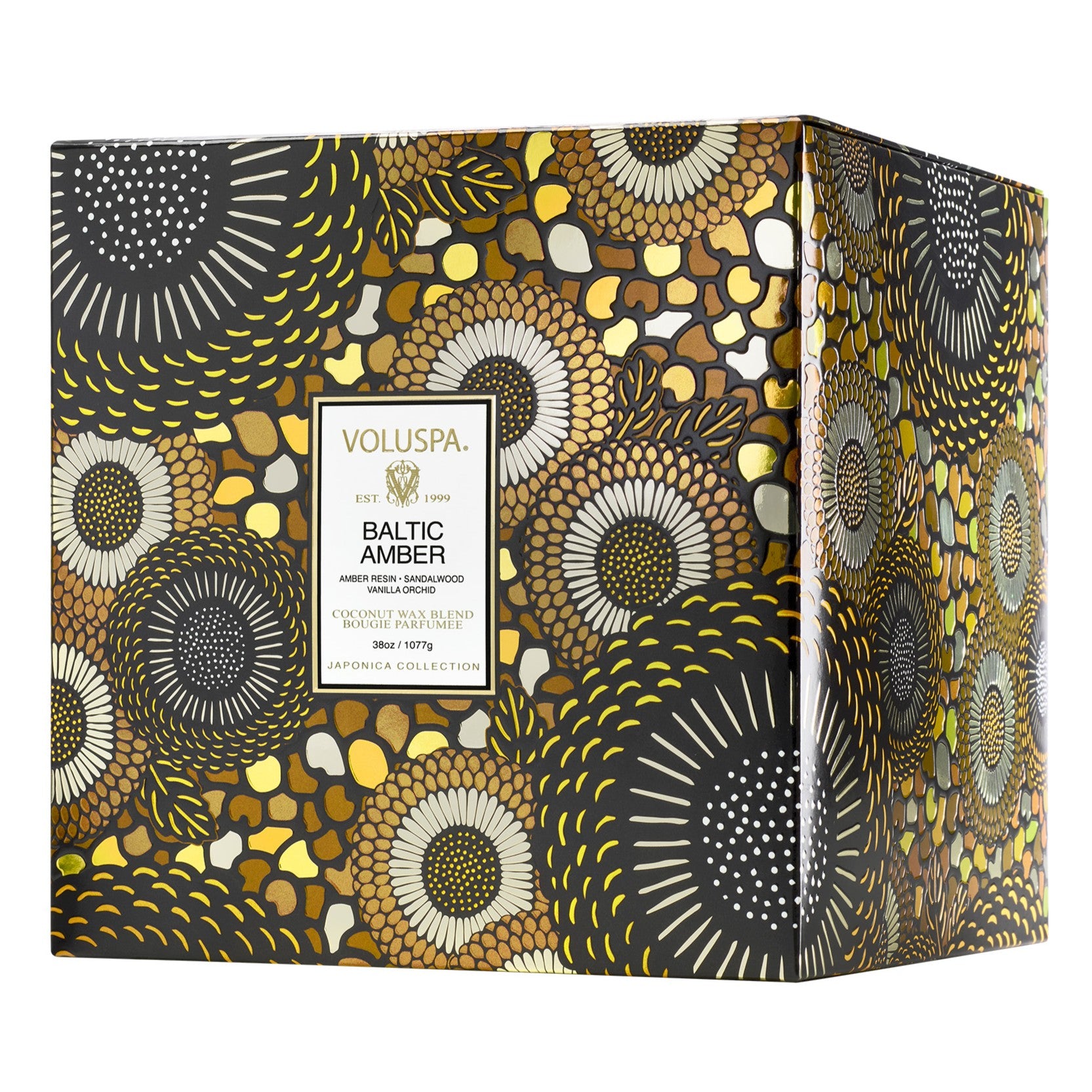 Voluspa - Baltic Amber 3 Wick Hearth Candle