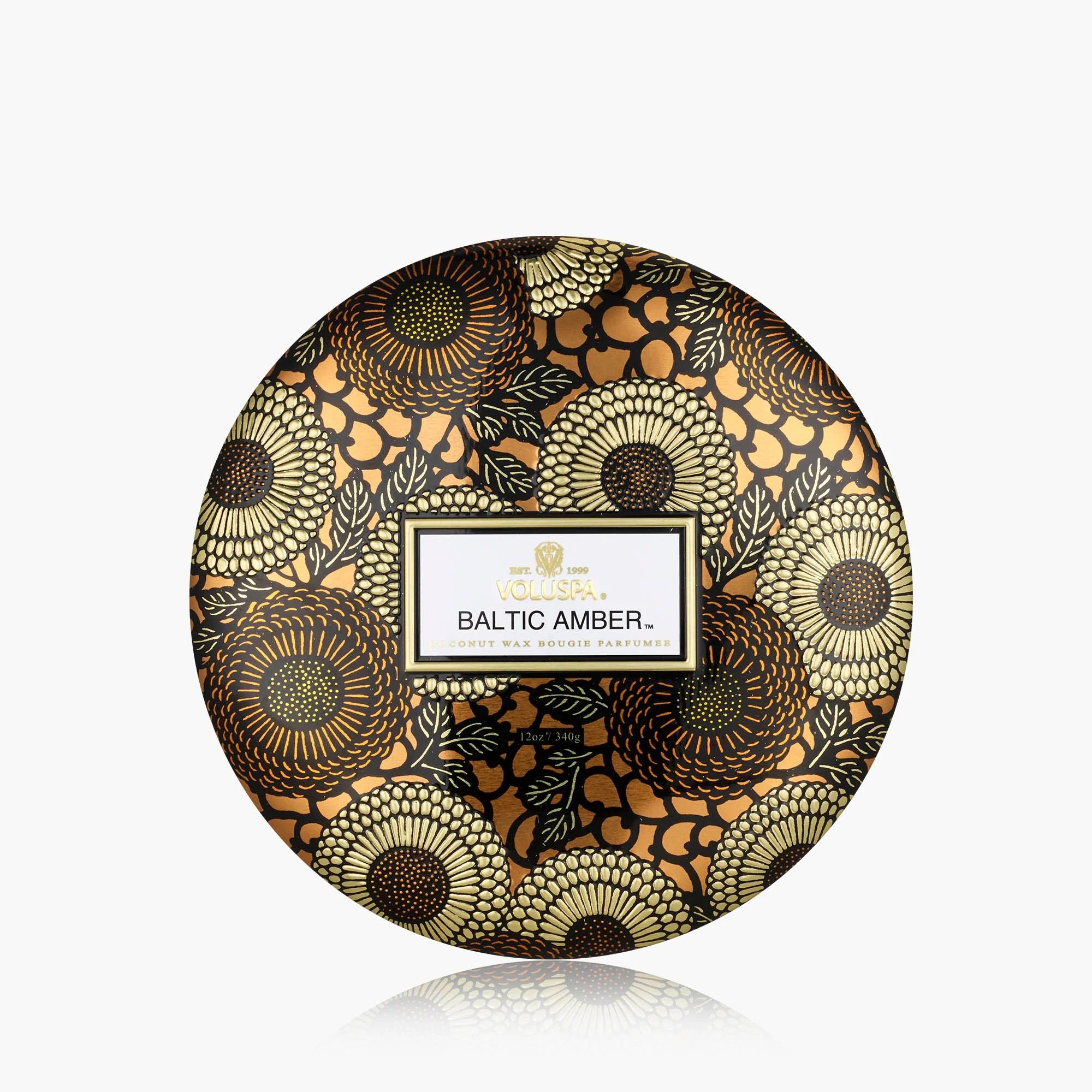 Voluspa - Baltic Amber 3 Wick Tin Candle_{first_image}