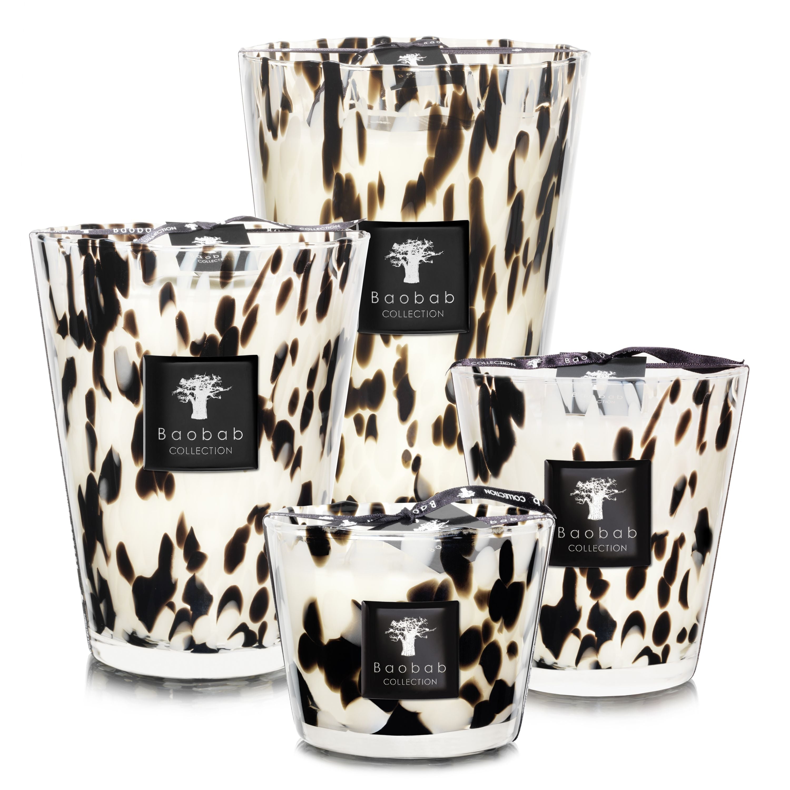 Baobab Collection - Black Pearls Max35 Monument Candle