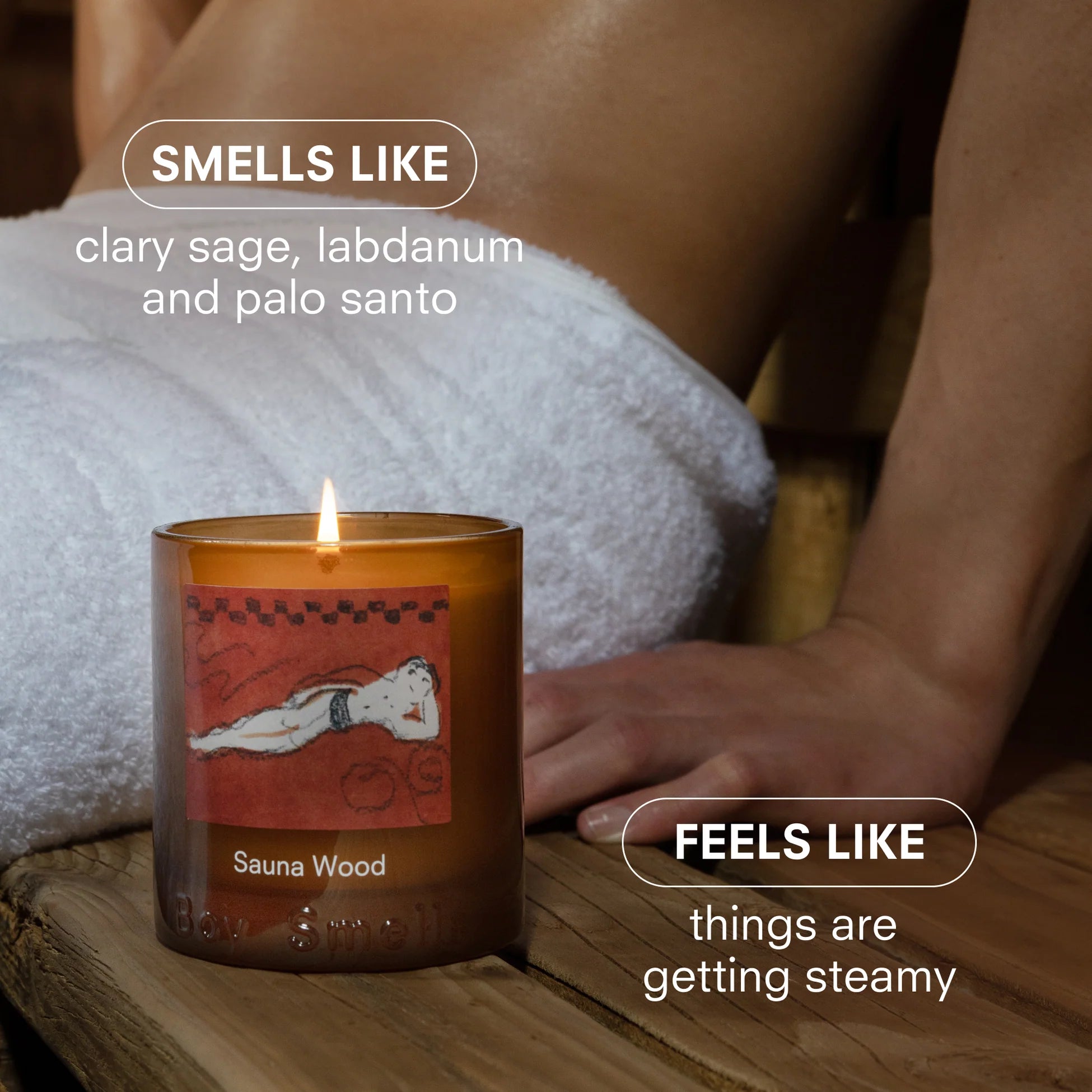 Boy Smells - Sauna Wood Candle