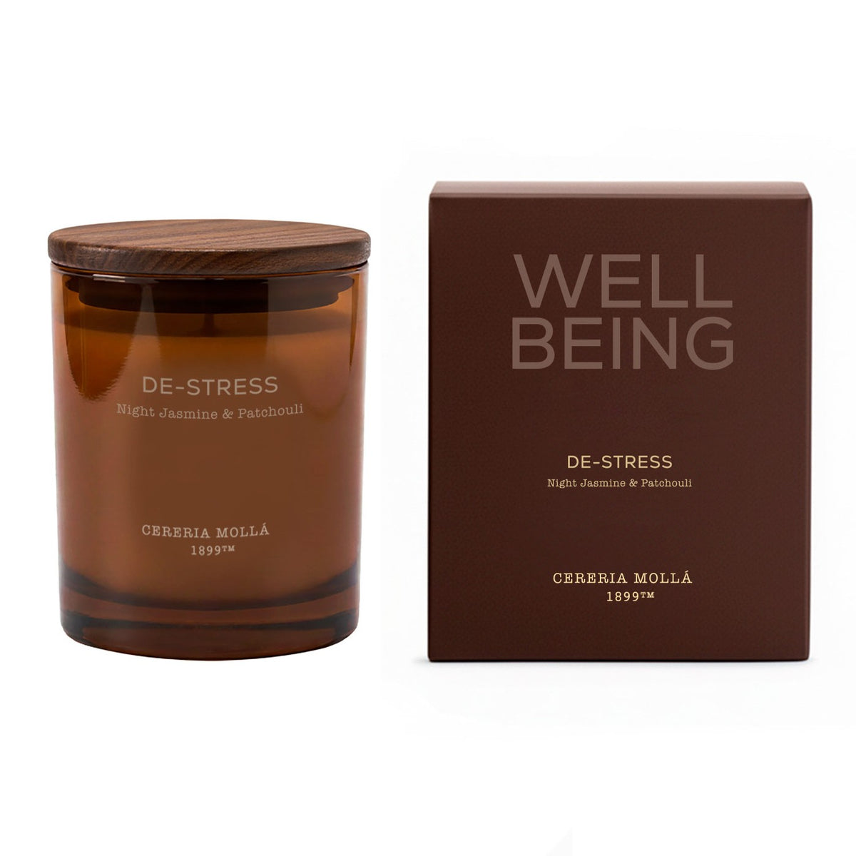 Cereria Molla - De-Stress (Night Jasmine & Patchouli) Candle