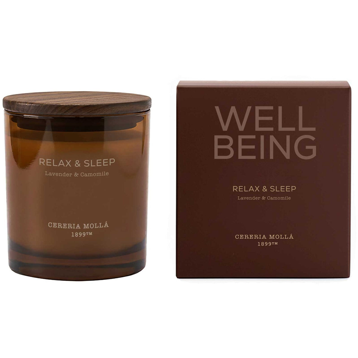 Cereria Molla - Relax & Sleep (Lavender & Chamomile) 2 Wick Candle