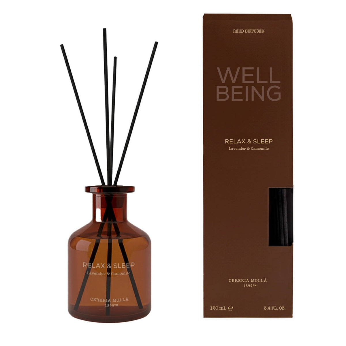 Cereria Molla - Relax & Sleep (Lavender & Chamomile) Diffuser 120ml