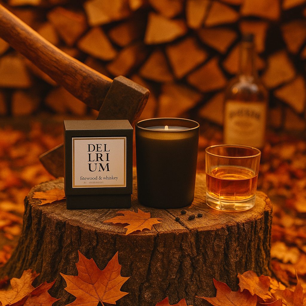 Delirium - Firewood & Whiskey Candle