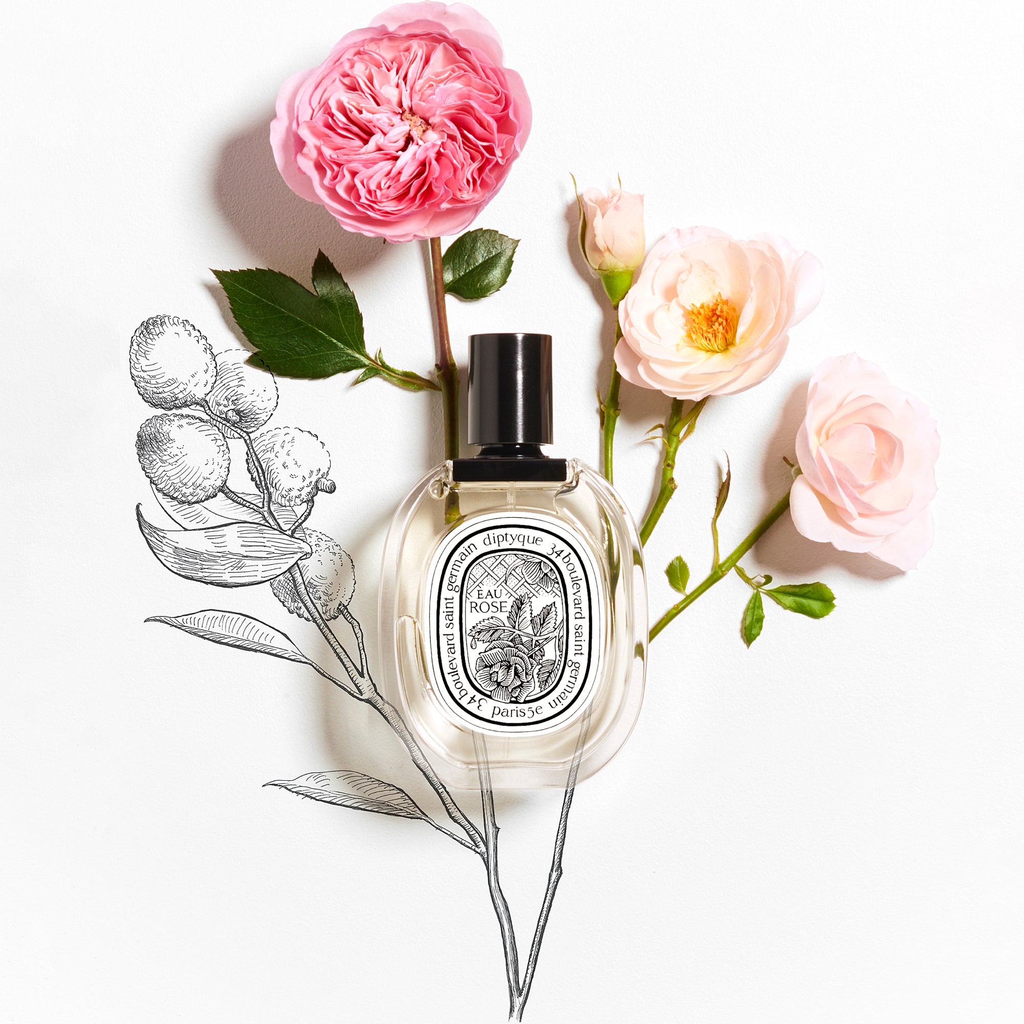 Diptyque - Eau Rose Eau de Toilette 100ml