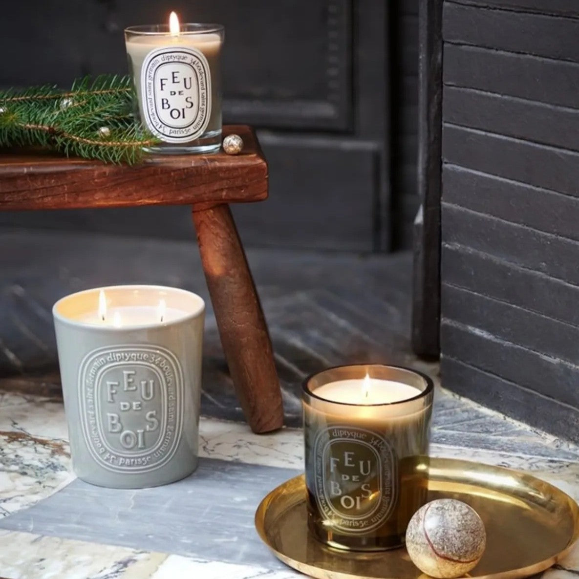 Diptyque - Feu de Bois (Wood Fire) Scented Candle | Candle