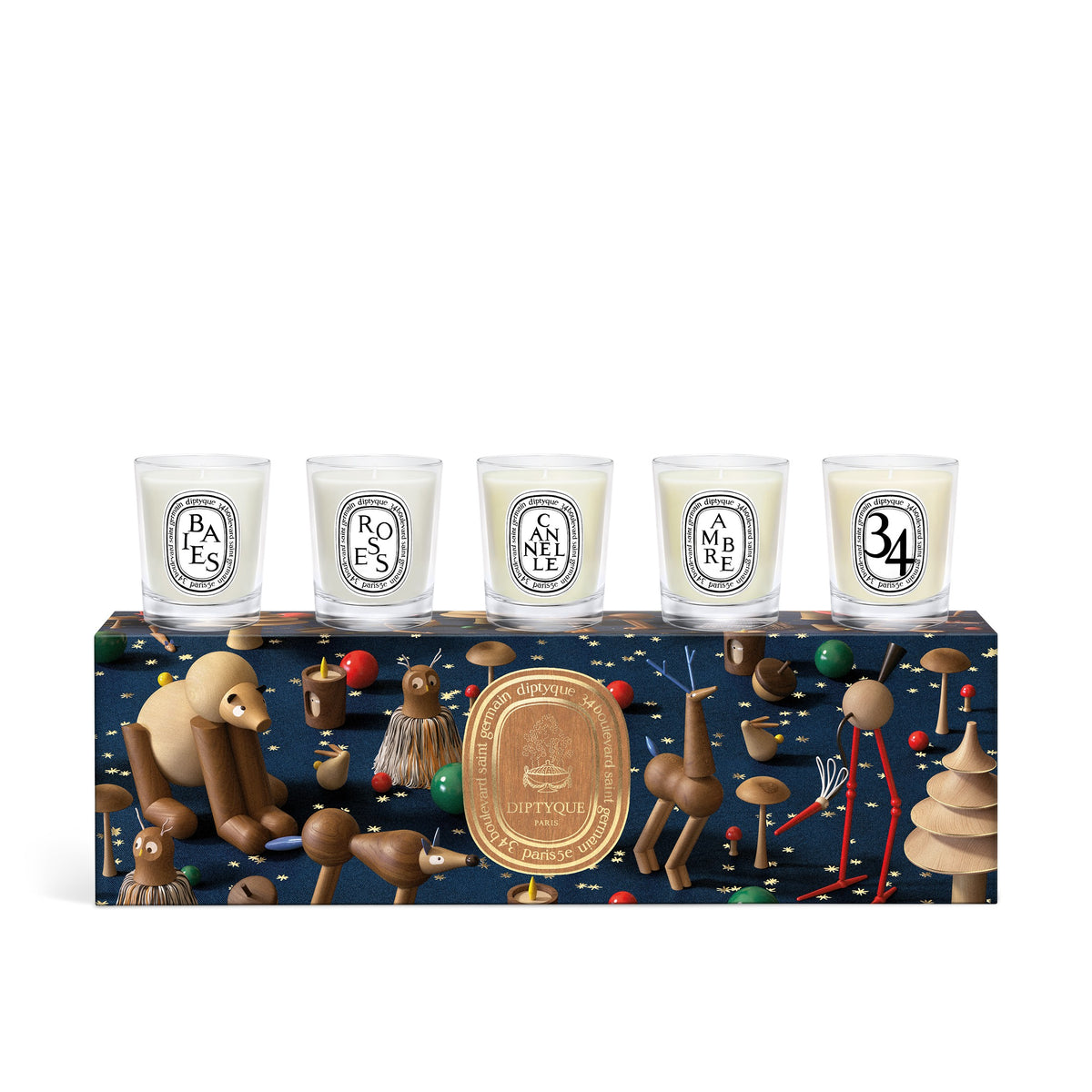 Diptyque - Holiday Set of 5 Miniature Candles 2026