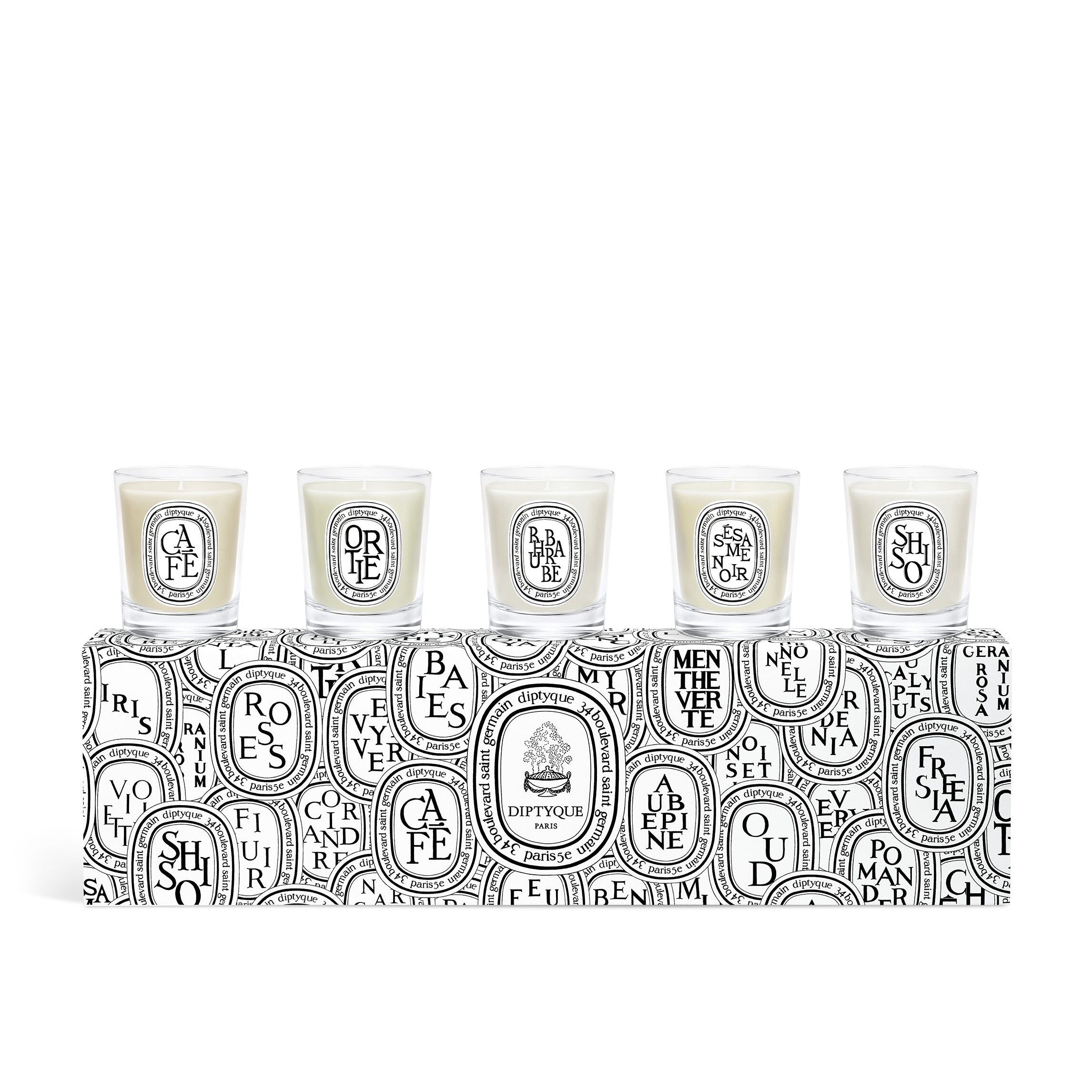 Diptyque - Set of 5 Miniature Candles Ltd Edition 2026